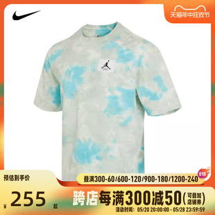 nike耐克 2024年新款男子时尚潮流印花透气百搭短袖T恤DX9584-110