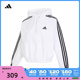 adidas阿迪达斯2024女子W 3S WVN WNDBR夹克IC0560