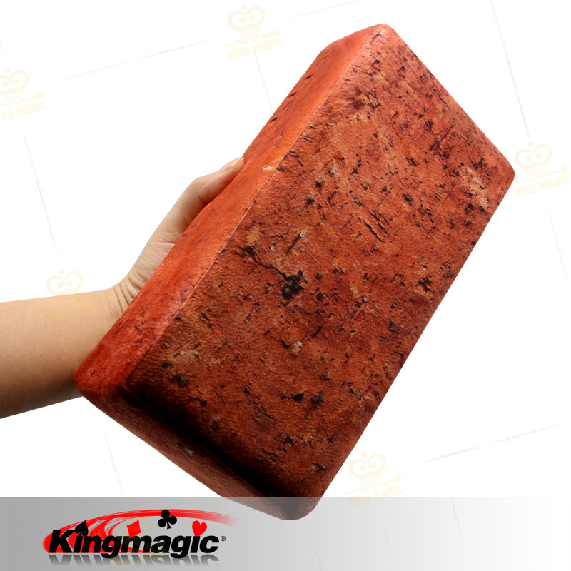 舞台搞笑道具 二人转 魔术互动用品 泡沫砖头 仿真板砖  喜剧魔术