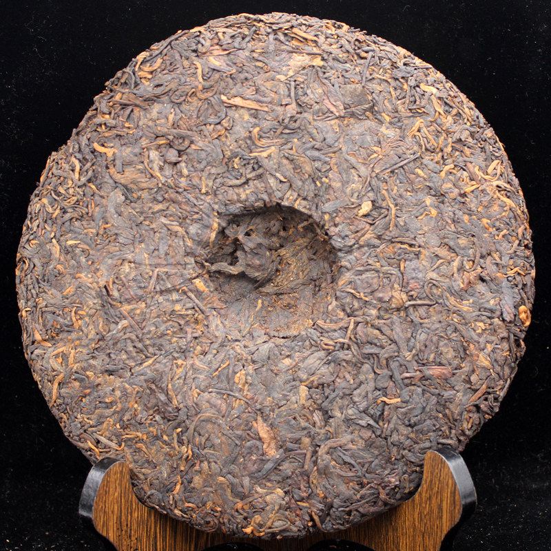 【7片】2007年 铜质中茶8781 七子饼 380克普洱(熟茶)