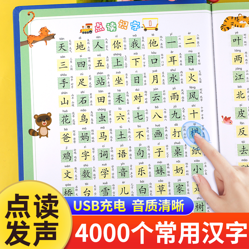 会说话的识字大王4000字 点读发