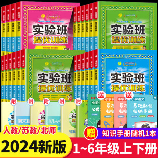 2024新版实验班提优训练一年级上册二年级三四五六上下册小学语文数学英语全套人教版苏教版译林版北师大练习册同步训练专项训练RJ