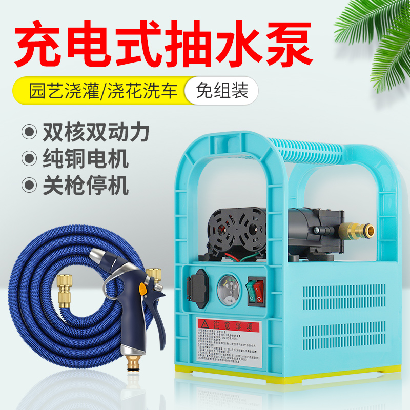 充电水泵家用浇菜神器浇水机田园户外水泵洗车浇花自吸式抽水泵在类目 鲜花速递/花卉仿真/绿植园艺, 园艺用品, 花园水泵中 - 来自Buy2taobao.com提供专业的淘宝代购服务