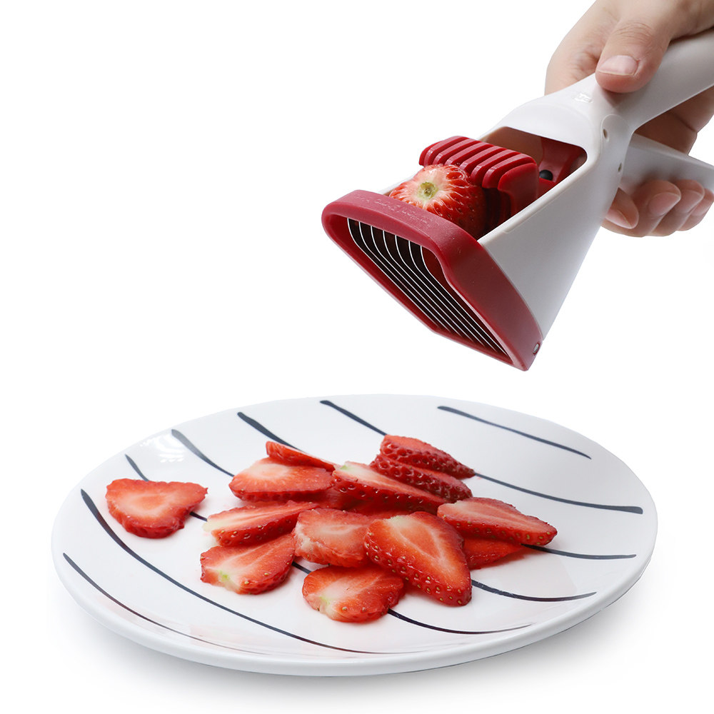 水果沙拉工具_美国chefn草莓切片器 烘焙 沙拉5mm厚