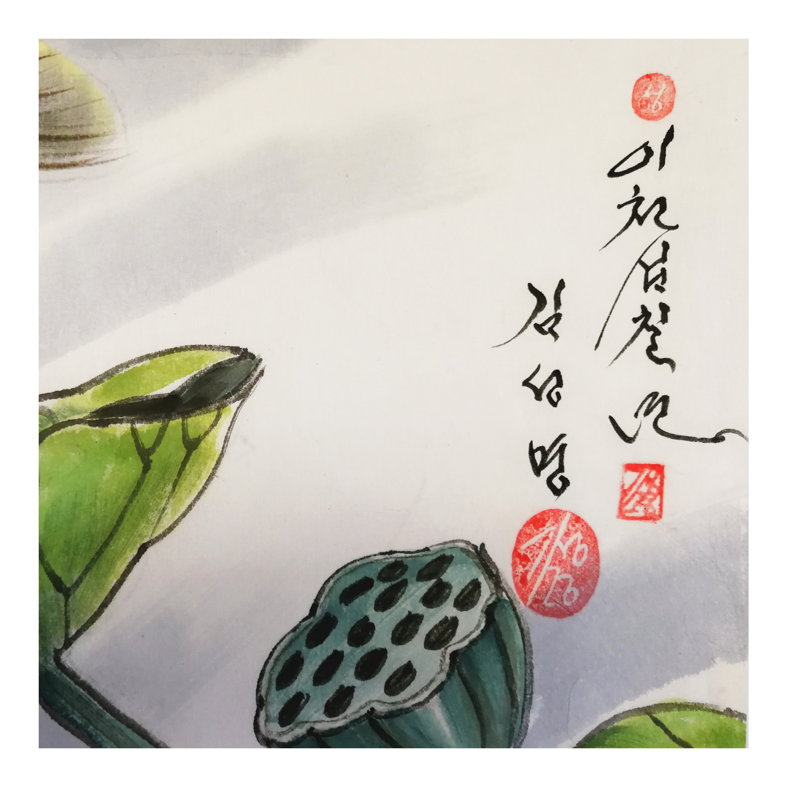 (朝鲜)画鱼名家 金成明《如鱼得水》万寿台美术创作社 星朝