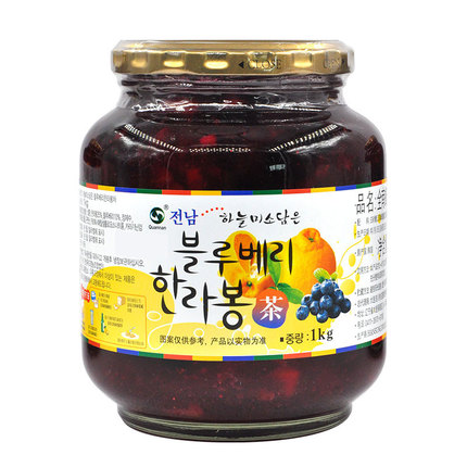 【全南旗舰店】韩国进口全南蓝莓汉拿峰蜜橘茶冲饮泡水喝的饮品