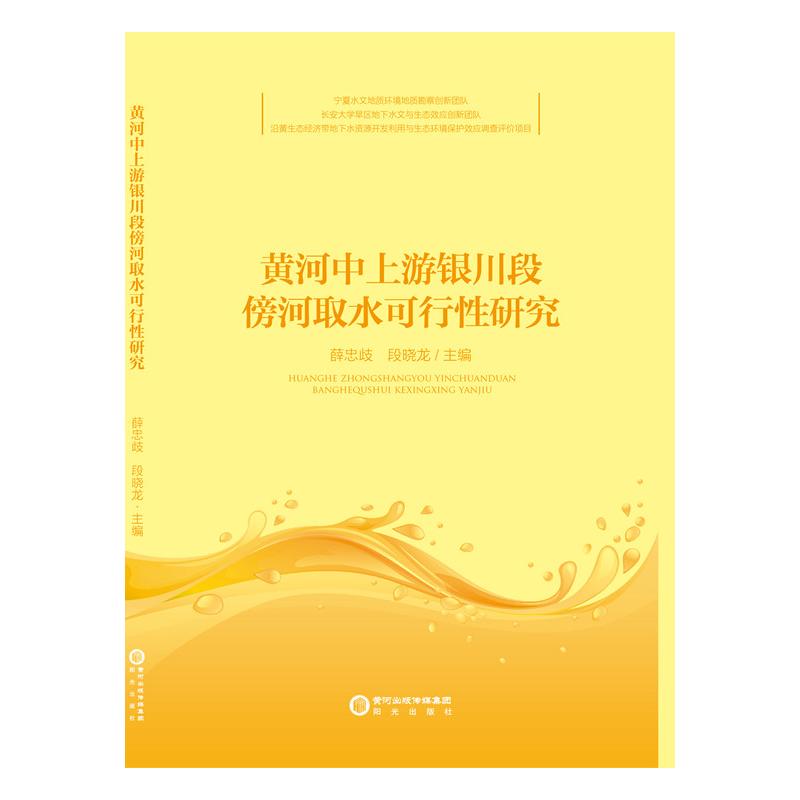 黄河中上游银川段傍河取水可行性研究 薛忠歧 段晓龙 著 水利电力 专业科技 阳光出版社 9787552550825 图书