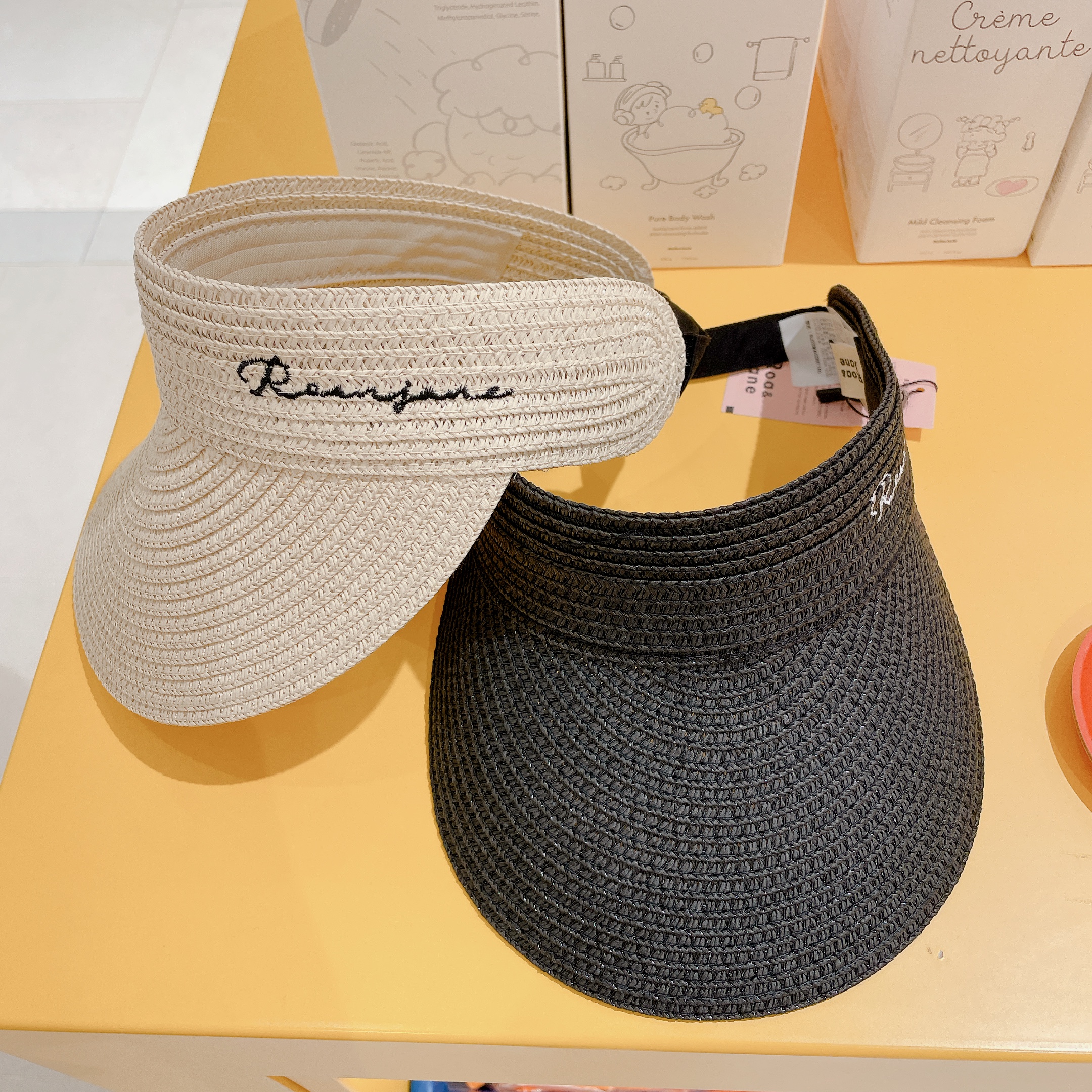 roanjane高端设计师韩国童装代购2024夏款儿童时尚洋气空顶帽AC08