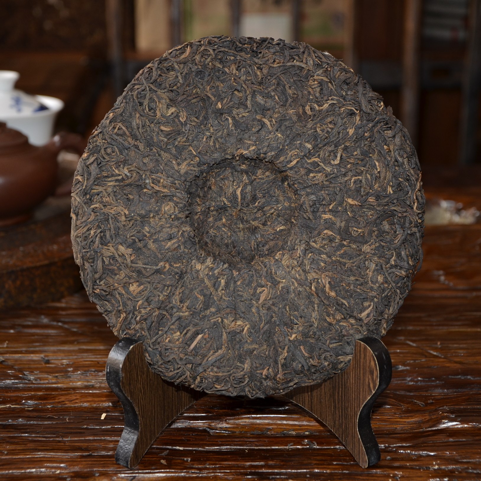 【7片拍/2499克】2000年 大渡岗云南圆宝七子饼茶357克/片 生茶