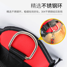 狗狗牵引绳中型大型犬金毛拉布拉多萨摩耶大狗背心式胸背带遛狗绳