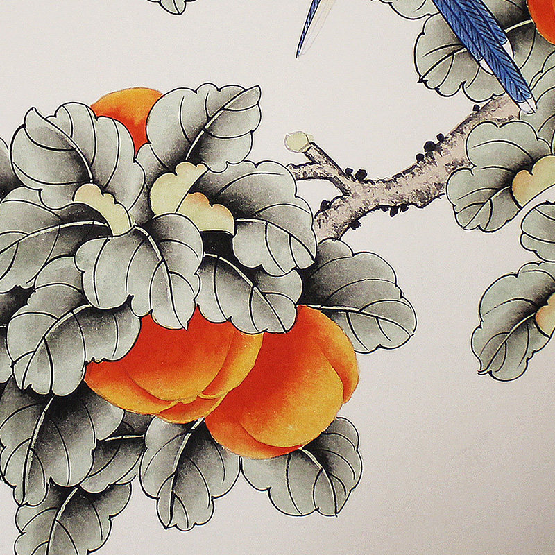 龚文桢《如意图》著名工笔画家