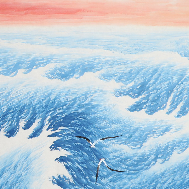 周天《沧海奇观01》中国著名画家