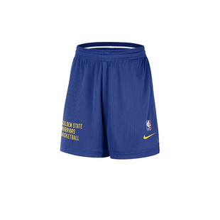 Nike耐克夏季 NBA 金州勇士队网眼布宽松透气运动短裤FB3728-495