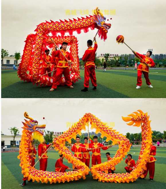 舞龙民俗11节正宗龙正宗钢丝彩龙用品民间龙舞其他