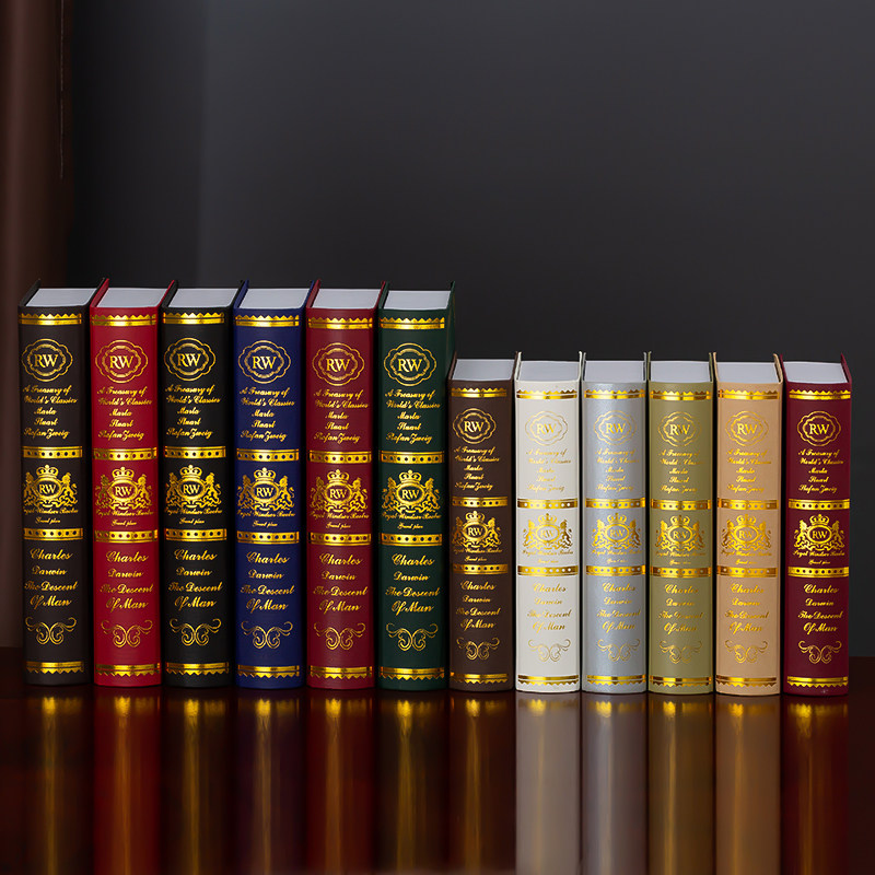 中文假书仿真书客厅卧室装饰品摆件书壳样板间道具模型书文艺简约