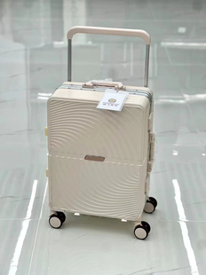 威马堡罗623拉杆箱2024新款宽拉杆行李箱女21寸密码箱铝框旅行箱