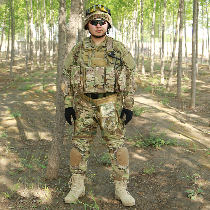 特价迷彩服女冬装_q-cp迷彩服套装男女秋冬装作训特种兵军装制服耐磨