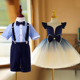 儿童演出服幼儿园大合唱中小学生诗歌朗诵表演服舞蹈服女童蓬蓬裙