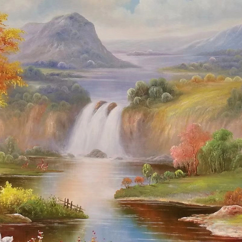 王洁《风景03》油画大幅