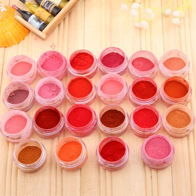 diy手工自制口红原料天然可食用细进口 口红粉红色植物色太阳粉