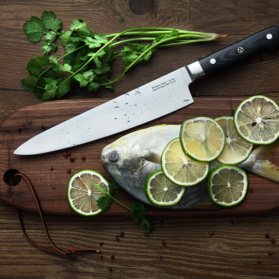 德国4116切片西餐牛刀水果刀厨师刀具料理水吧多功能寿司分刀赠套