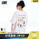 ER摇滚动物园短袖T恤男2023夏季新款美式休闲潮牌情侣装