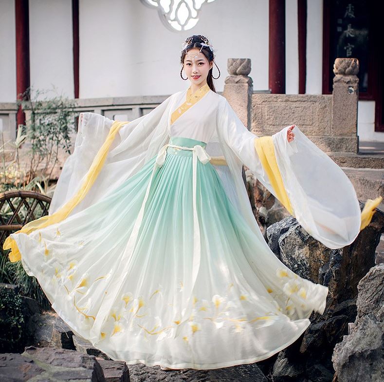 齐腰古装公主正品女套装表演服夏季新款仙气原创下裙白菜汉服全套|ruв категории Женская одежда, костюм/национальная одежда/театр костюм, национальная одежда/этап погрузки - от Buy2taobao.com для оказания профессиональной услуги покупки агента Taobao