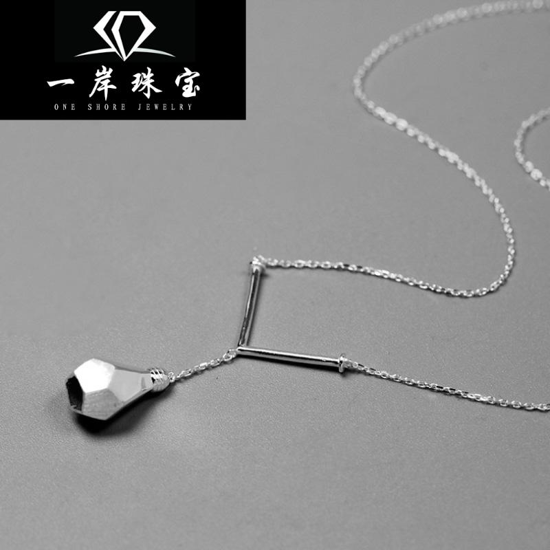 新款项链女韩版 简约个性时尚 925银灯泡吊坠十字链|ruв категории Украшения,ювелирные изделия, ожерелье - от Buy2taobao.com для оказания профессиональной услуги покупки агента Taobao