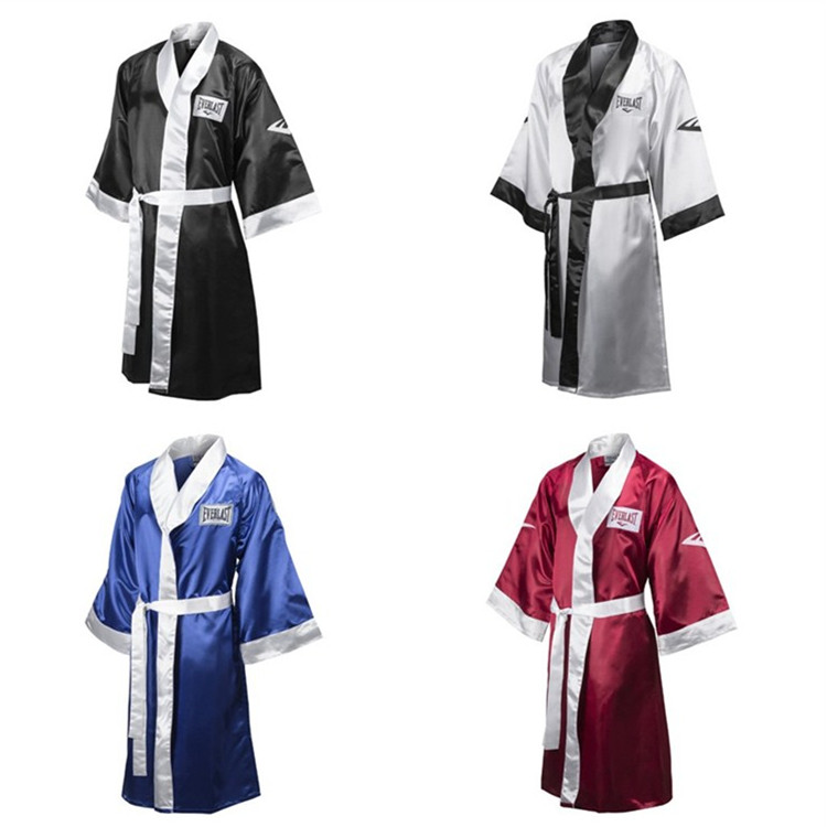 everlast full length boxing robe 拳击比赛出场战袍5色