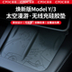 适用特斯拉ModelY/3焕新版中控无线硅胶垫毛豆Y充电防滑垫丫配件