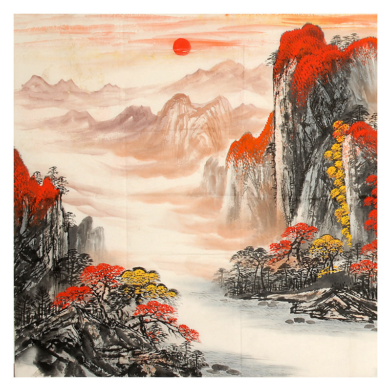 周国耀《鸿运当头》2.4米省美协会员