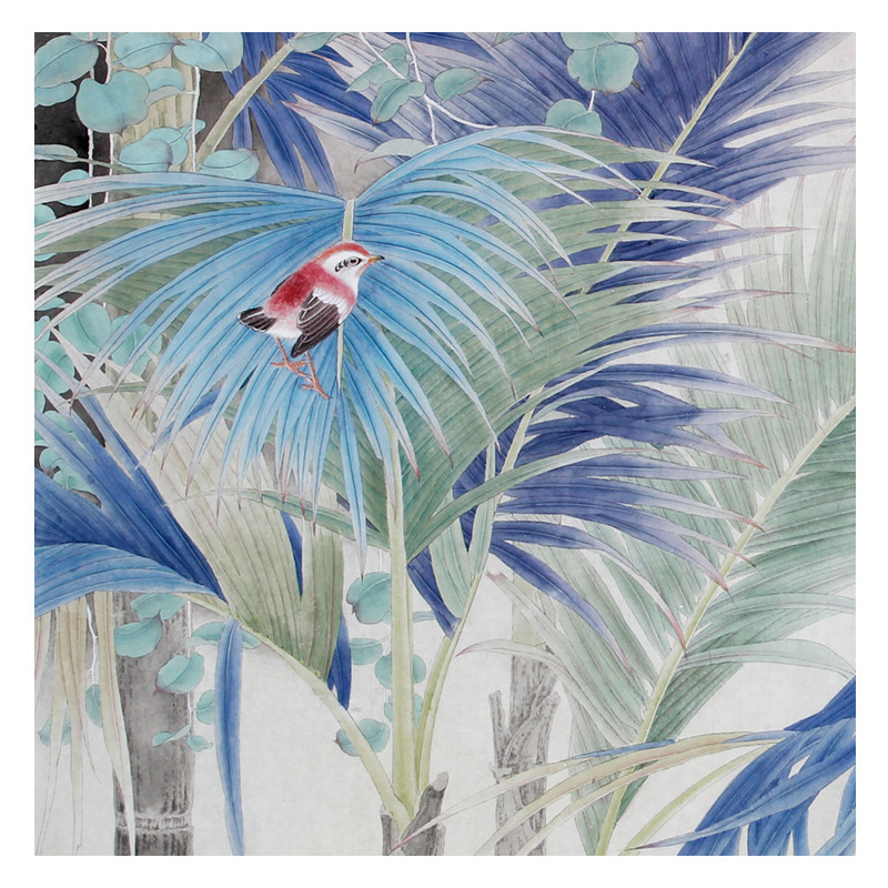 中美协会员 中国工笔画学会理事 王艳利 作品《工笔花鸟》