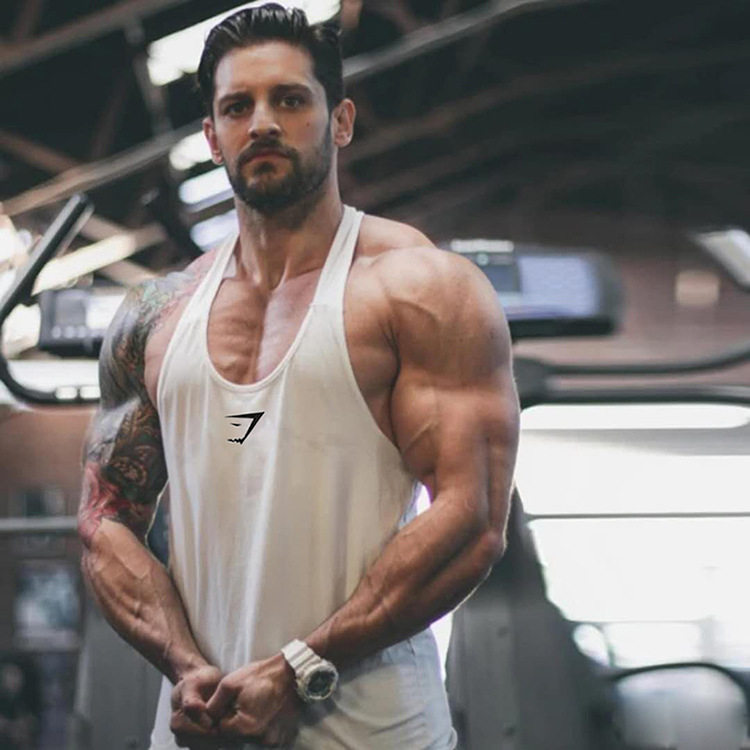 肌肉信仰健身背心gym兄弟shark训练篮球狗运动健美工字休闲背心男