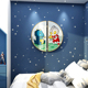 儿童房间布置装饰奥特曼贴纸男孩生床头卧室创意卡通墙面海报挂画