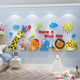 网红儿童房间布置装饰用品自粘亚克力3d立体创意墙贴床头挂画卡通