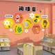 幼儿园绘本馆环创儿童阅读览室文化墙贴读图书角布置墙面装饰互动