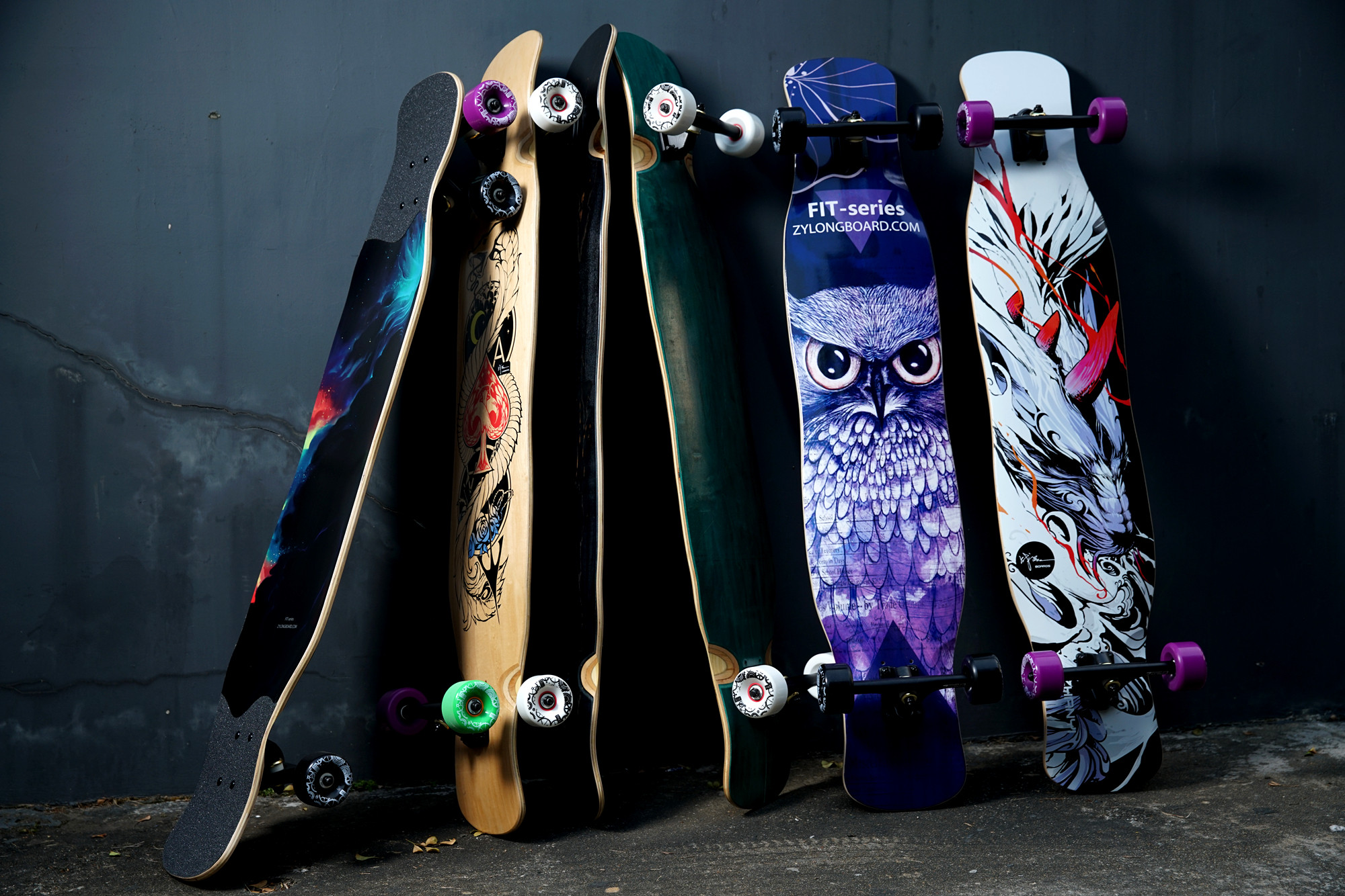 战翼fit长板kit长舞板公路板dancing平花滑板梦幻flag滑板店