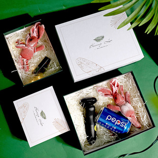 高级感礼盒空盒生日礼物盒送男友绿色盒子包装盒流星球礼品盒大号