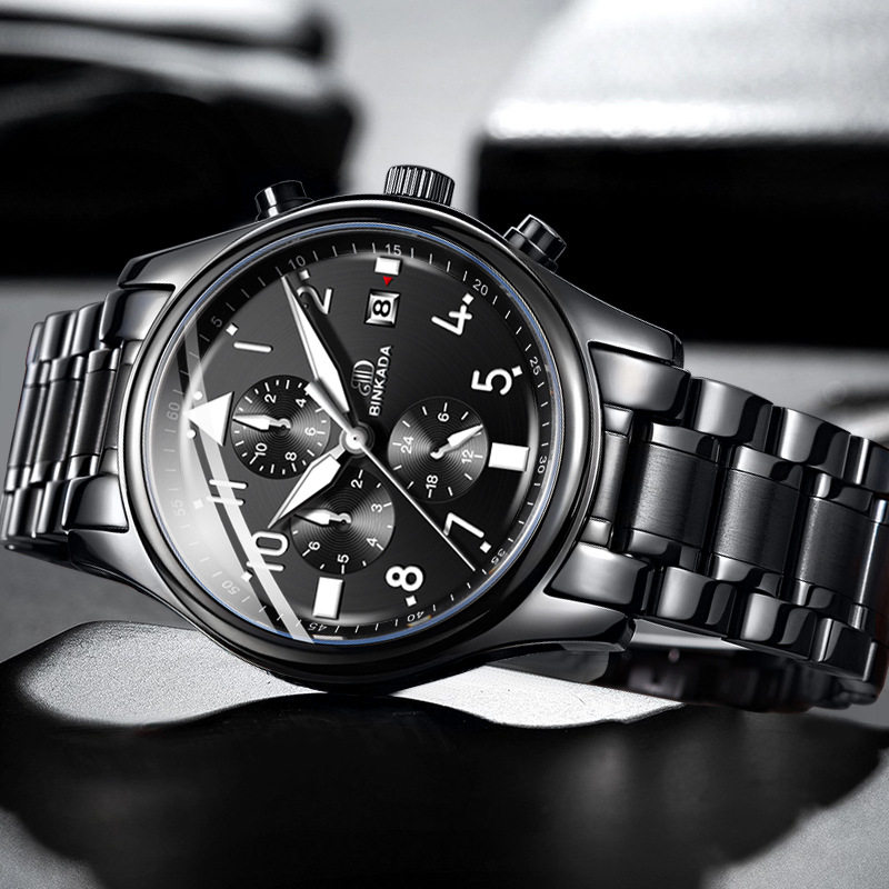 特价宾卡达全自动机械表男 陀飞轮