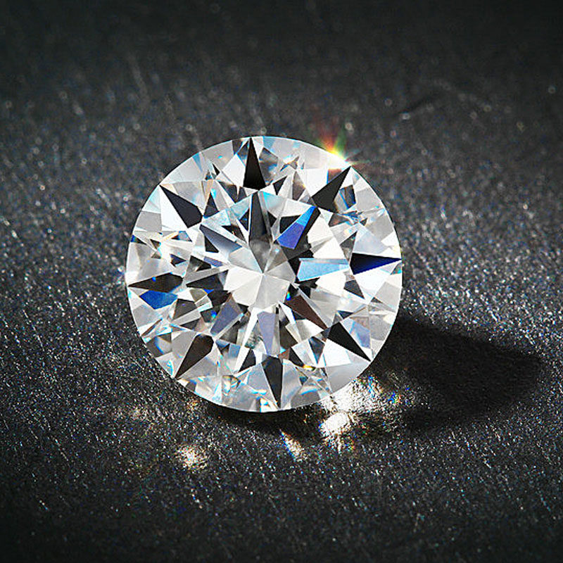 5克拉h色vs2裸石大戒面无荧光圆形裸钻