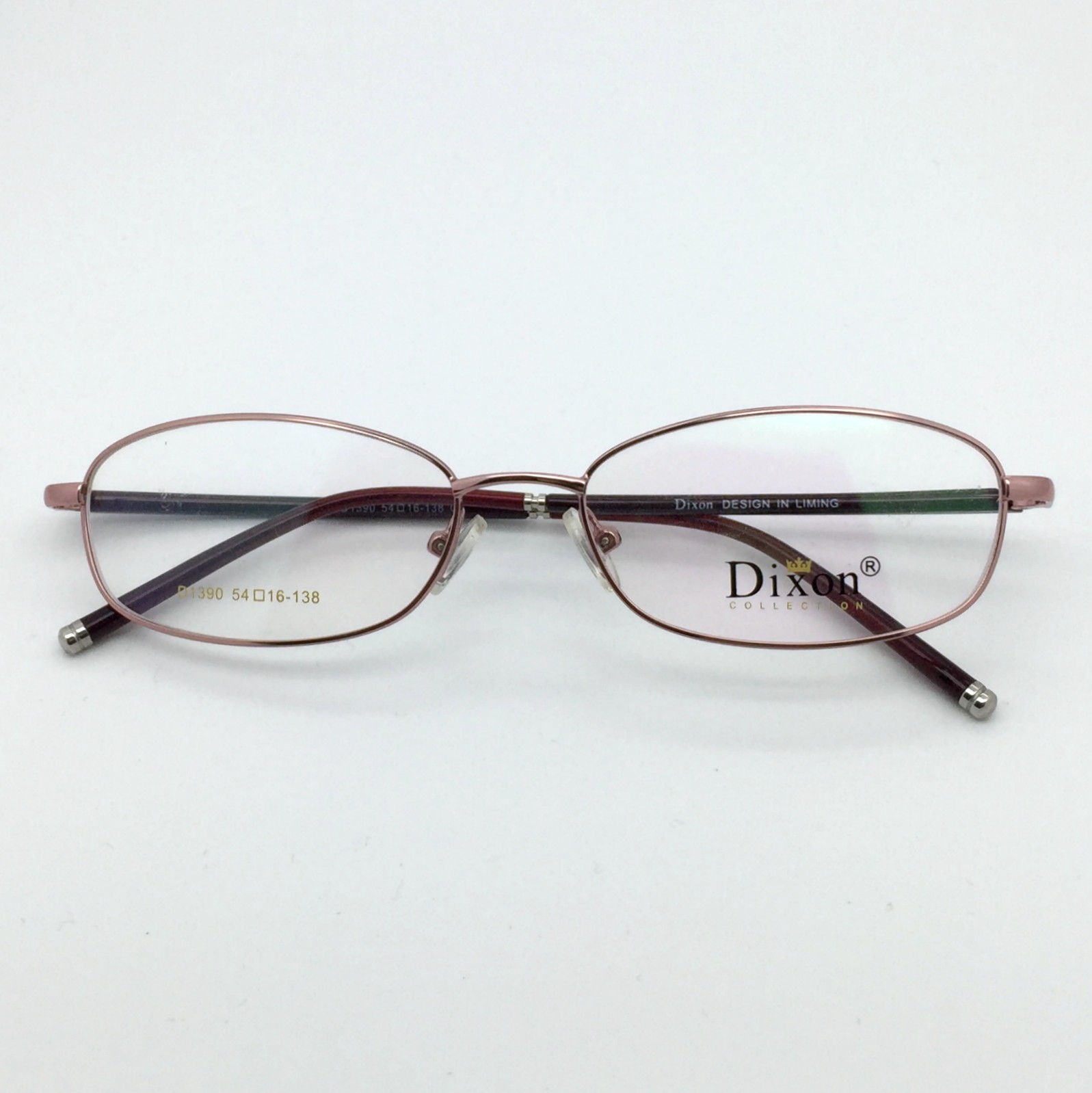 dixon迪克逊眼镜架超轻女款粉色小方全框近视眼镜防蓝光变色d1390