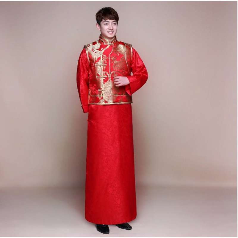 2018 new pattern man Xiu clothing Groom Chinese style Wedding dress marry Xiu full dress Groom lovers Large kimonoin the Women's clothing/Boutique , Wedding/Cheongsam/Formal dress , Wedding category - from Buy2taobao.com to provide professional Taobao agent buy service