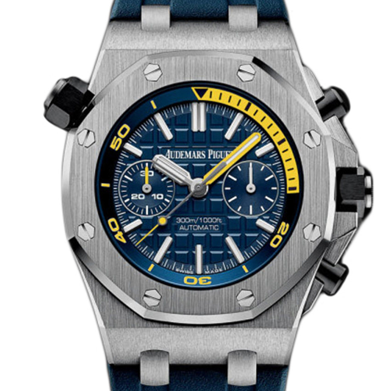 [9.8新]参考公价209000爱彼自动机械男表皇家橡树离岸型钢计时 - 拍卖