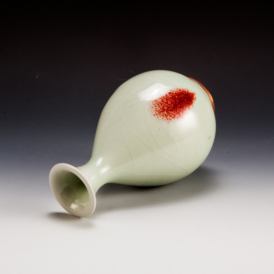 玉壶春瓶 中国钧瓷工艺大师王现峰 传统工艺制作 原产地钧瓷精品