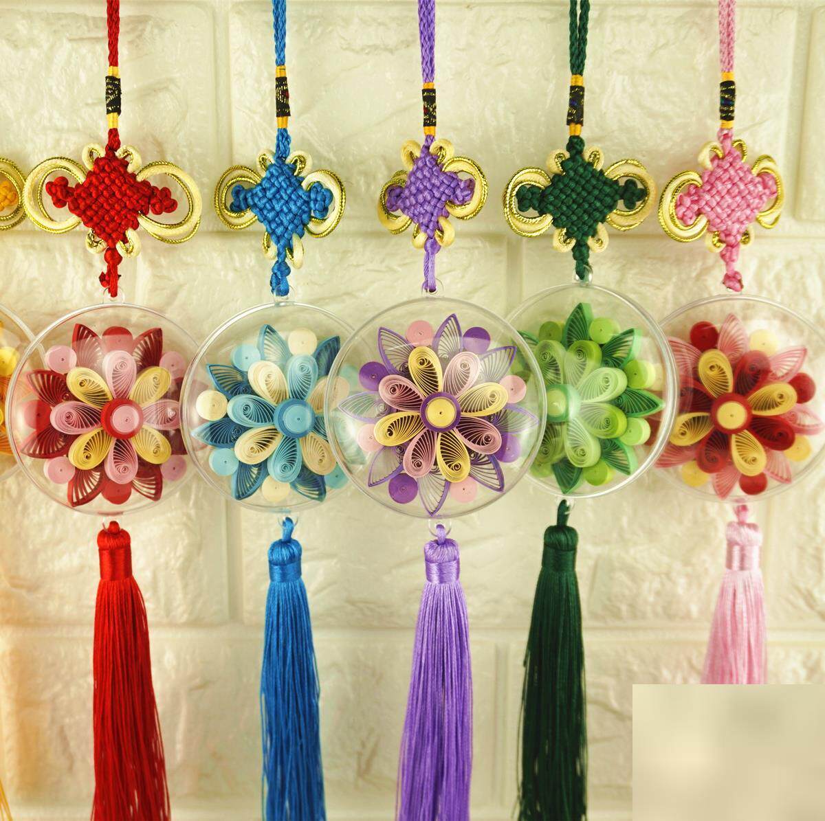 衍纸车挂纸手工制作创意diy挂件流苏材料包自制初学者套装立体