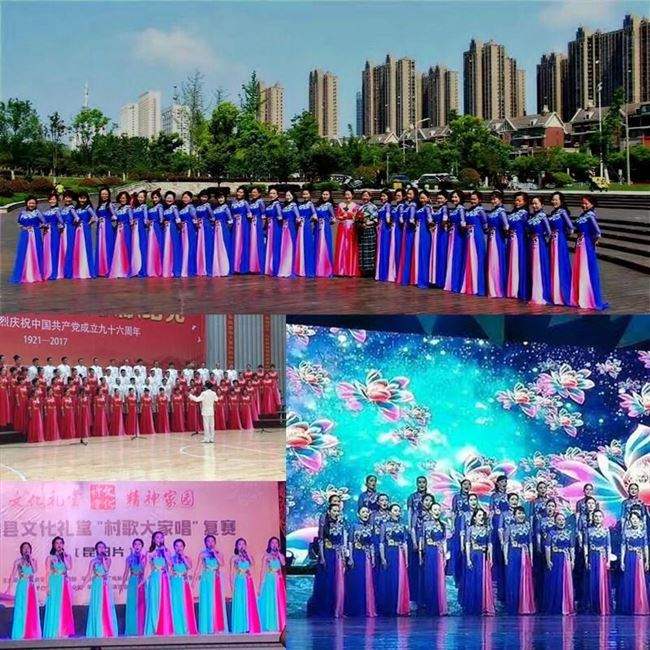 冲冠 演出服装2019合唱团礼长裙中袖大码 舞台服中老年女大合唱|ruв категории Женская одежда, Cвадебные платья, платье/вечернее платье - от Buy2taobao.com для оказания профессиональной услуги покупки агента Taobao