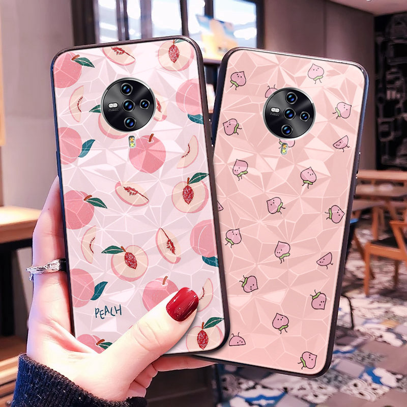 vivos6手机壳女款极光玻璃镜面网红步步高s6个性创意5g版viovs六全包