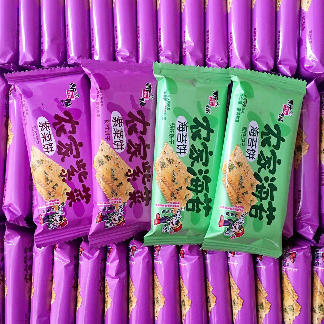 热销新乐福海苔饼干