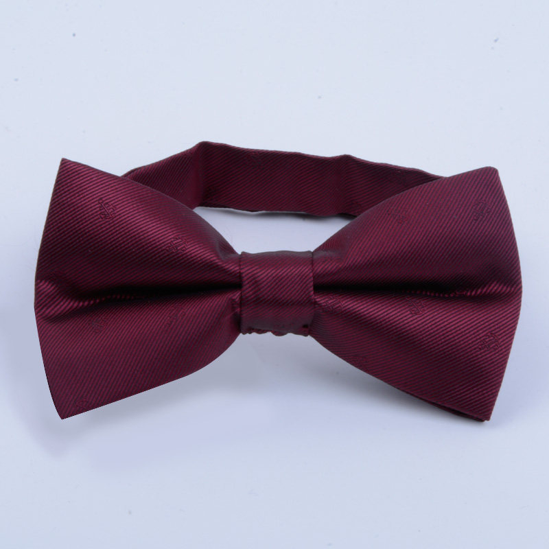领结婚礼男新郎蝴蝶结黑色高档伴郎领结酒红色结婚西装男士领花潮
