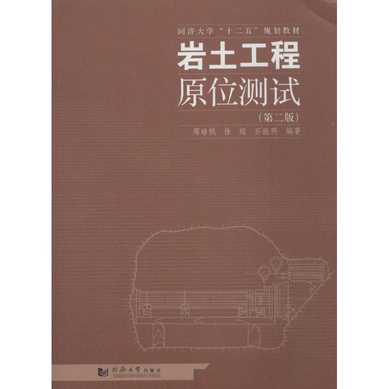 岩土工程原位测试第2版 邢皓枫,徐超,石振明 编著 著作 建筑/水利（新）专业科技 新华书店正版图书籍 同济大学出版社